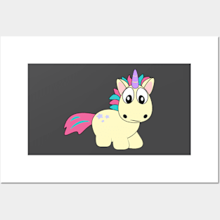 Unicorn, unicorn, mad, funny, cool, cute pony Posters and Art